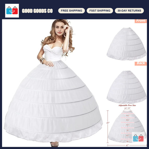 Line hoop crinoline slip - a-line,