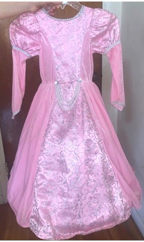 Pink princess velvety dress - pink,