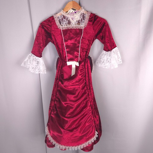 Girls dress red - girls, velvet
